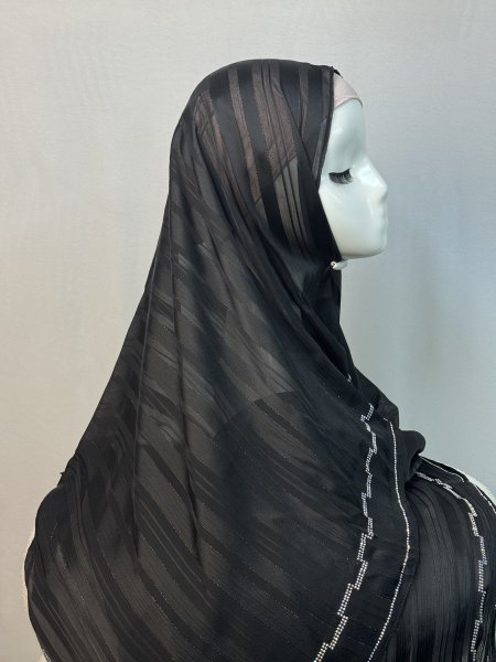 اسود مع فضي